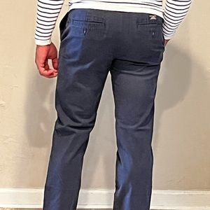 Banana Republic Navy Blue Chinos 30x32
